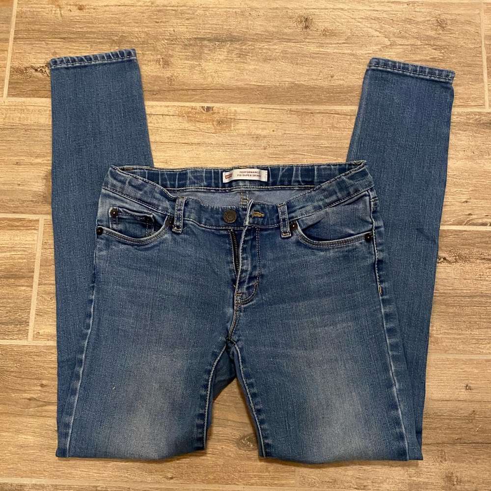 Levi’s Girls Performance 710 Super Skinny Jeans size 12